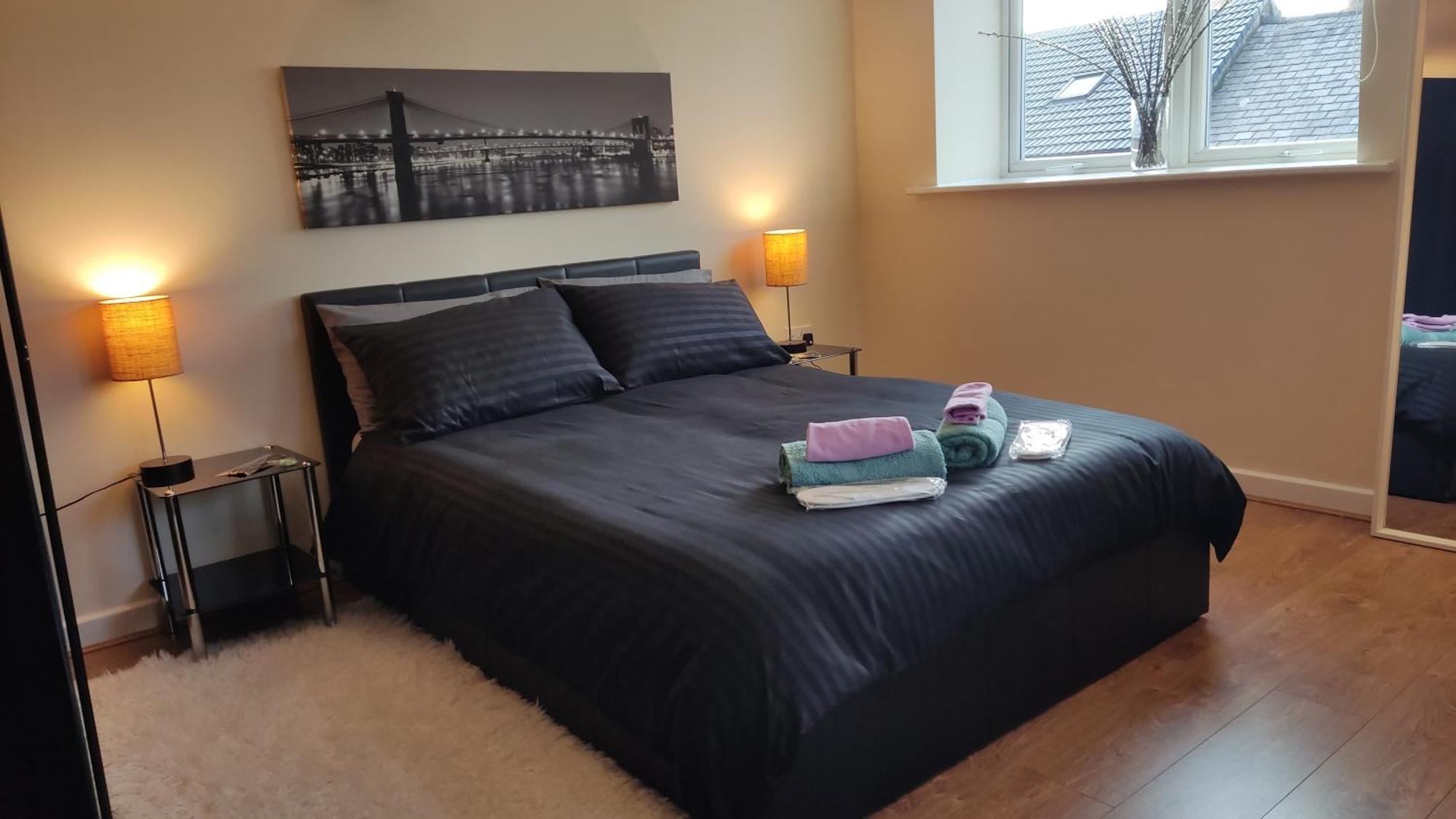 Ferienwohnung Modern 1-Bed Flat In Wigan Exterior foto